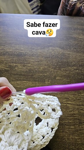 104K views · 1.4K reactions | Cava de blusa. Sabe fazer樂癩 #feitoamao #tutorialdecrochet #PAPcroche #handmade | HellenMac Croche | Facebook