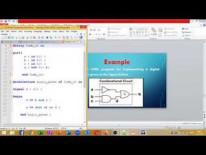 How to Write VHDL Code and Compile it with ModelSim Software