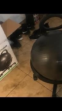 Gaiam Ultimate Balance Ball Chair Standard or Swivel Base Option Premium Exercise Stability Yoga