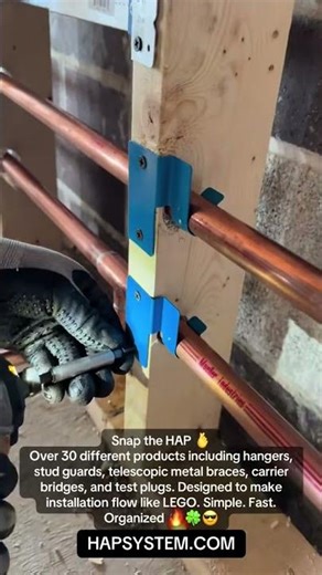30+ products: HAP hangers, stud guards, braces, bridges, plugs & more to #HoldAndProtect pipes