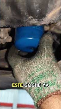 Cómo cambiar el filtro de aceite sin hacer un desastre 🛢️ (TRUCO Y ERROR COMÚN) #shorts