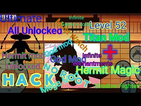 Shadow Fight 2 Hacking || Mega GOD MOD || NO ROOT || HERMIT SKILL ¦ TITAN MOD || Shadow Fighter!