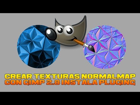 INSTALAR PLUGIN DE NORMAL MAP EN GIMP 2.8 PARA CREAR TEXTURAS PBR