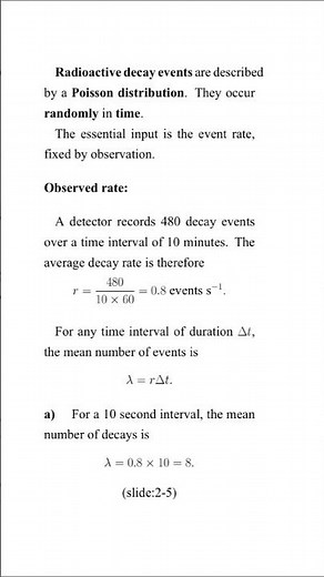 TP023 Poisson Distribution Example: Counting Random Events in Time