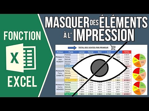 EXCEL - HIDE ELEMENTS WHEN PRINTING (Images, shapes, charts, cell contents, etc.)