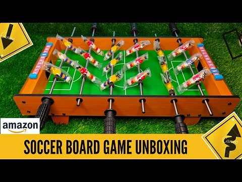 Soccer Board Game Unboxing | How To Play Table Soccer Game | Table Football Game Unboxing