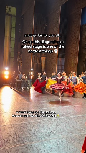 Raked Stage Rehearsal Fails & Costume Struggles