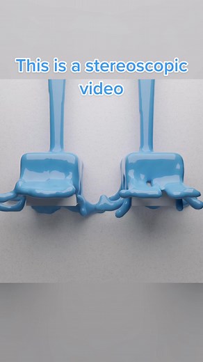 Intriguing Stereoscopic Effect Video: Watch as Shapes Transform!