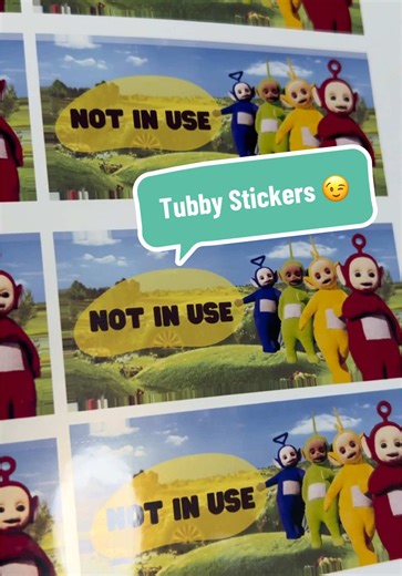 Like if you’ve watched the Teletubbies when you were young. Creative stickers designed by one of you :)