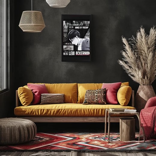 Levi Ackerman Poster, Attack on Titan Art Print / AOT Anime - Manga Poster / Digital Download / Anime Art / Manga Art - Etsy