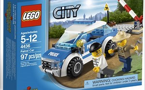 乐高 城市 4436 巡逻车 速组评测
