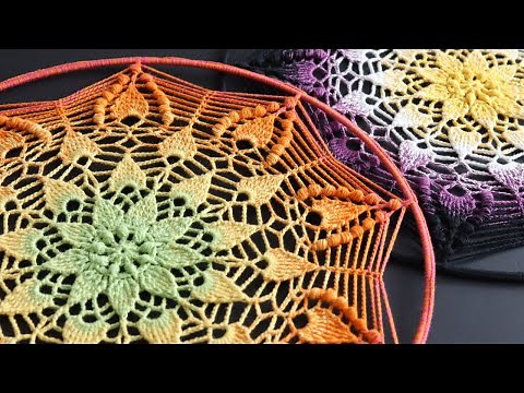 Mandala Wild Blooms Crochet Tutorial - Free Pattern | Part 1/3