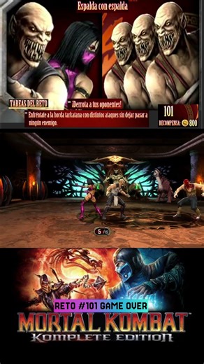 Reto #101 #mk9 #mortalkombat9 #baraka #mileena