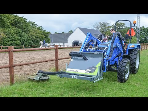 Fence Line Mower Attachment For Tractor | GreenTec FOX and RI 80