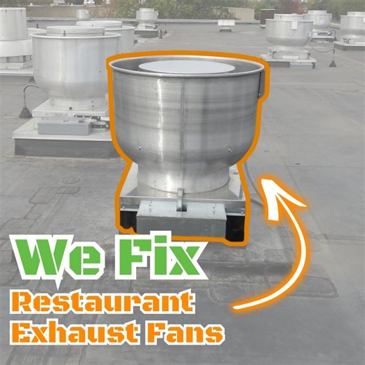 We Fix Restaurant Exhaust Fans and Kitchen Hoods | Commercial Kitchen Ventilation Inc.