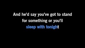 Karaoke You've Got to Stand for Something - Aaron Tippin - CDG, MP4, KFN - Karaoke Version
