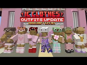 IC Clothes Addon: 532 New Clothes 👖🧣 (*ᴗ͈ˬᴗ͈)ꕤ*.ﾟ | Minecraft 1.21.101