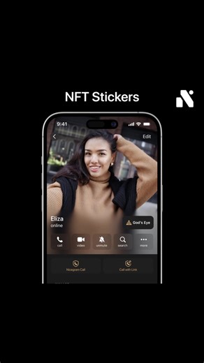 The NFT Stickers Tab is a dedicated space in Nicegram where your digital collectibles are finally organized, visible, and easy to use.