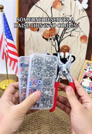 Button tool set, five-claw buttonrtool set, used for sewing and DIY craft #ButtonTool #buttonset #TikTokShopBlackFriday #TikTokShopCyberMonday #spotlightfinds