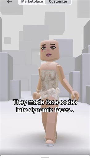 These new dynamic face codes look so bad … #roblox #robloxupdate #barbie #facecodes