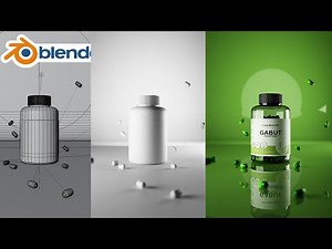 How to Modeling, Texturing, Lightning, Capsul Jar | Blender Tutorial Full