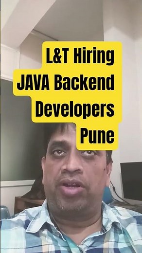 L&T Hiring Software Engineers 🔥 Java AWS Spring Boot | 3–8 Years Experience