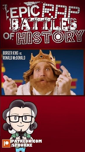 EPIC RAP BATTLES of HISTORY | Burger King vs. Ronald McDonald