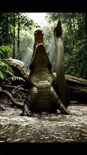 13.Rare Footage of Crocodile Attacking Snake/Phanha Sak 4K video