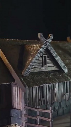 Building a Rohan house for a display board (display board project)