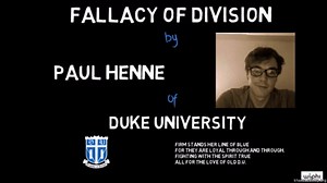 Fallacies: Fallacy of Division