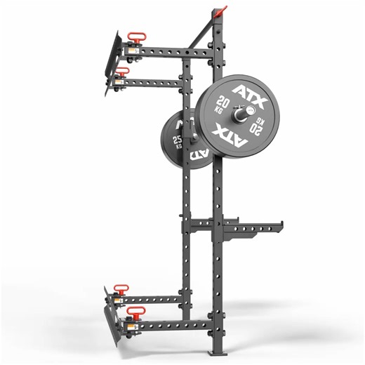 Transform your home gym with the ATX® Folding Squat Rack 500! This space-saving rack folds away neatly, making it perfect for confined areas. With a sturdy design and easy storage, it’s your ultimate workout companion. https://samsfitness.com.au/equipment/atx-fbr-500-folding-squat-rack/ | Sam's Fitness