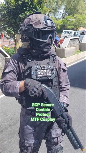 Secure Contain Protect.. SCP MTF Cosplay.. #cosplay #scp #mtf #sessionroad