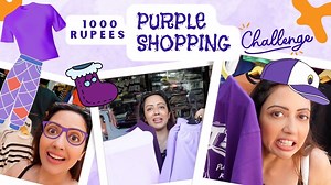 Hi Friends On your popular demand, I went for a Purple outfit challenge. Check out the outfit that I created in 1000 Rupees at Bandra's famous Hill Road Market. Hope you enjoy the video. Love Garima | Garima Goel