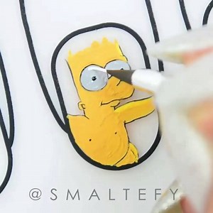 306K views · 879 reactions | Amazing nails by Smaltefy using stamping...