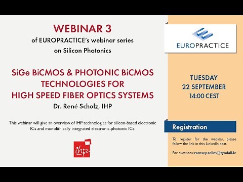 S3-E3 - SiGe BiCMOS & Photonic BiCMOS Technologies for high speed fiber optics systems