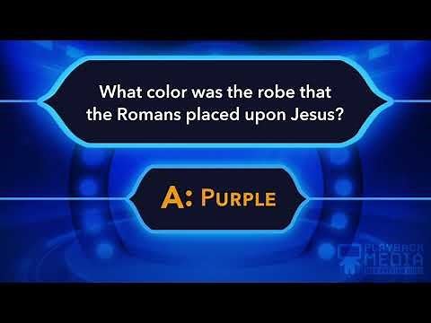 Easter Bible Trivia Game For Kids