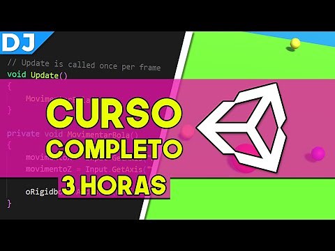CRIE SEU PRIMEIRO JOGO 3D NA UNITY E C# | CURSO COMPLETO PARA INICIANTES E GRÁTIS
