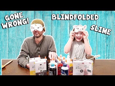 BLINDFOLDED SLIME PRANK CHALLENGE GONE WRONG!!!