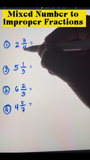 73K views · 841 reactions | Mixed Number To Improper Fractions #mathreview #reelstrending #reelsvideo | Mathematics Tutorial | Facebook