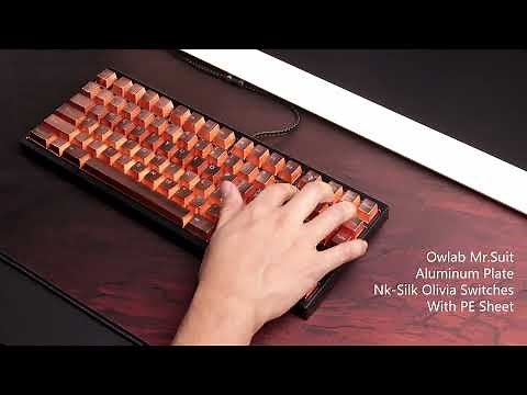 Awekeys Copper Eagle Full Metal Keycap Set Sound Test