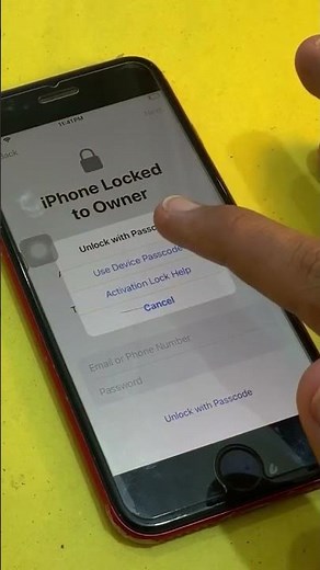 How do i unlock my iPhone locked to owner #iphoneunlock