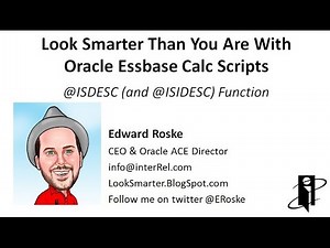 Essbase @ISDESC (and @ISIDESC) Function