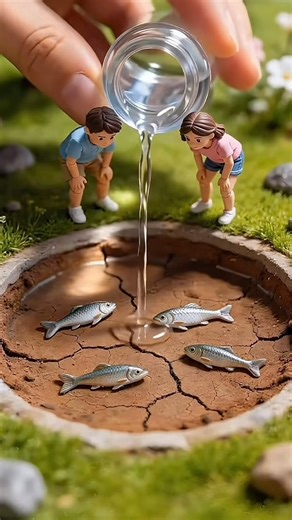 everyone needs a helping 🖐🥰 #shorts #tinyworld #satisfying #miniature #creative, #magic #trending