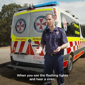 27 reactions · 18 shares | Do you know what to do if you hear a siren or see the flashing blue or red lights of an approaching emergency vehicle? | NSW Road Safety - NSW GOV | Facebook