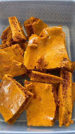 3 ingredient honeycomb candy