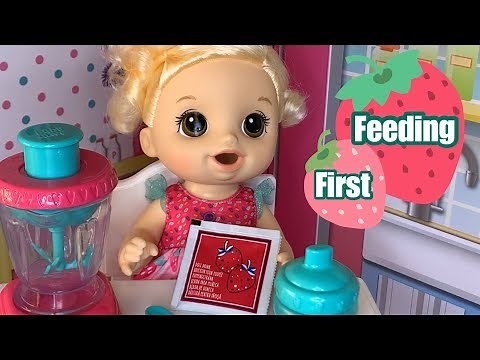 Baby Alive Magical Mixer Baby first feeding baby alive videos