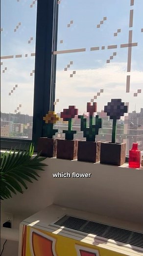 minecraft allium flower tutorial! #minecraftflower #minecraftdiy