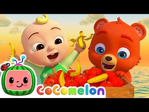 🍎 Apples and Bananas KARAOKE 🍌| CoComelon Fantasy Animals | Sing Along With Me! | Moonbug Kids Songs