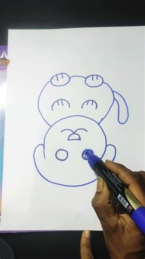 puppy drawing #dog drawing #easy drawing #puppy 🐕#shorts #trendingshorts