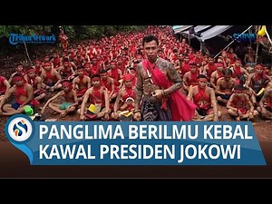 SOSOK PANGLIMA JILAH Pimpin Puluhan Ribu Pasukan Merah Dayak, Berilmu Kebal Kawal Jokowi